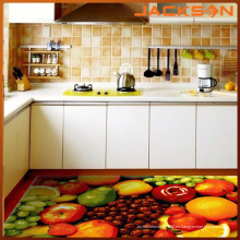 Diseño de frutas Latex Backing Kitchen Floor Carpet